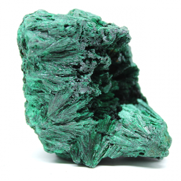 Blocco di malachite fibrosa naturale Blocco di malachite fibrosa naturale