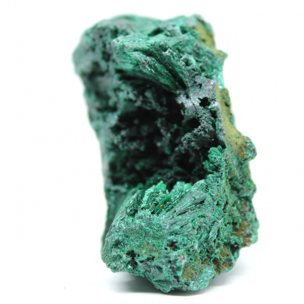 Blocco di malachite fibrosa naturale Blocco di malachite fibrosa naturale