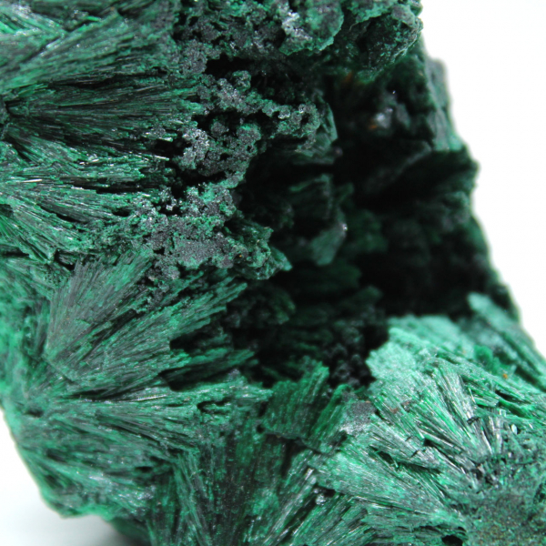 Blocco di malachite fibrosa naturale Blocco di malachite fibrosa naturale