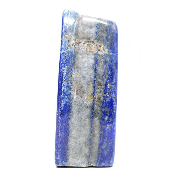 Blocco decorativo in lapislazzuli blu lucido