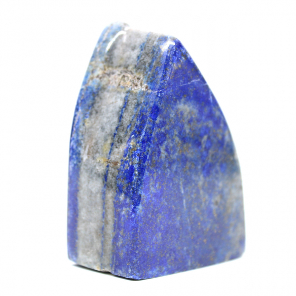 Blocco decorativo in lapislazzuli blu lucido