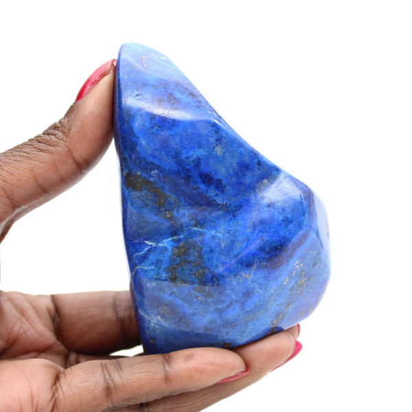 Ornamento in lapislazzuli, pezzo lucidato, oggetto da collezione