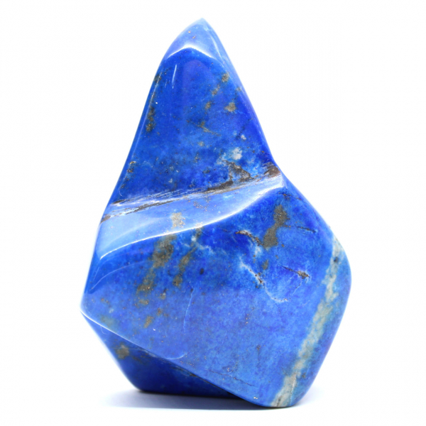 Ornamento in lapislazzuli lucidato, collezione blu oltremare