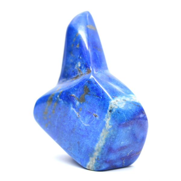 Ornamento in lapislazzuli lucidato, collezione blu oltremare