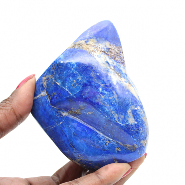 Autentica pietra blu lapislazzuli lucidata per l'installazione