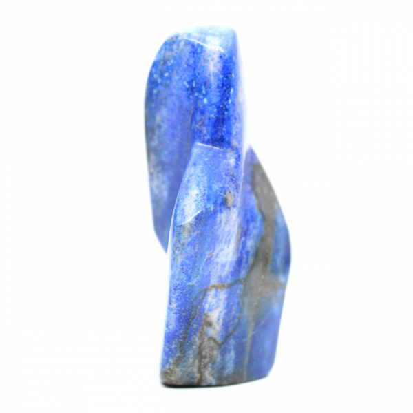 Ornamento in lapislazzuli lucidato in tonalità intense