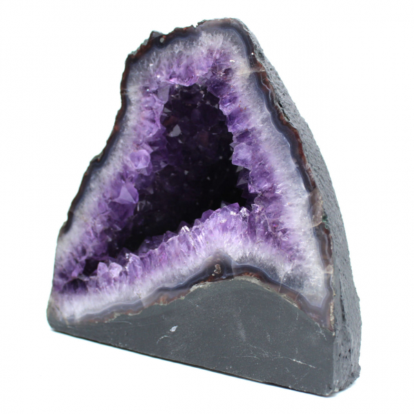  Geode di ametista brasiliana con cristalli viola per collezionisti