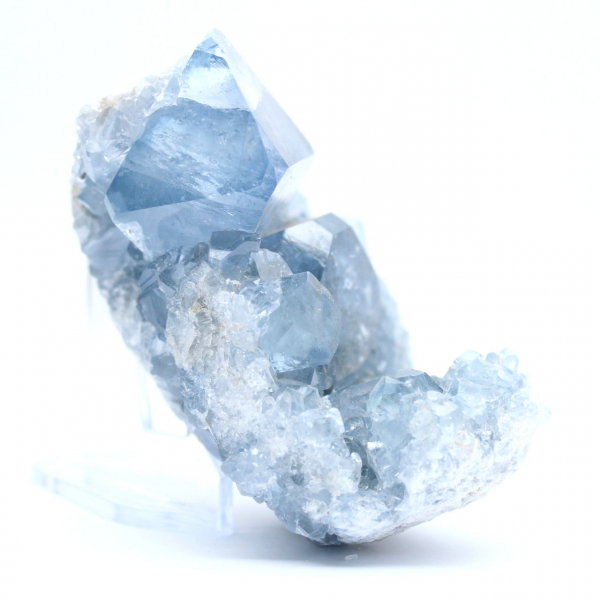 Pezzo di minerale di celestite blu dal Madagascar