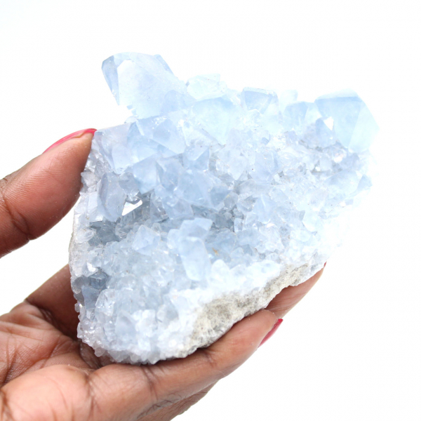 Geode di celestina blu Formazione naturale del Madagascar