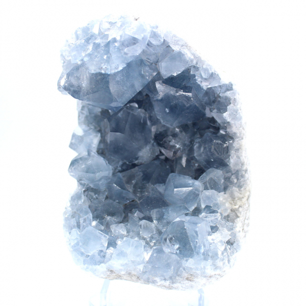 Geode minerale di celestina blu Madagascar