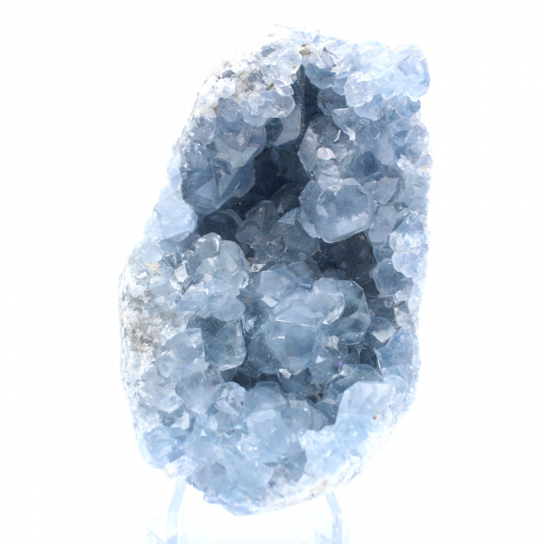Cristalli di celestina blu del Madagascar