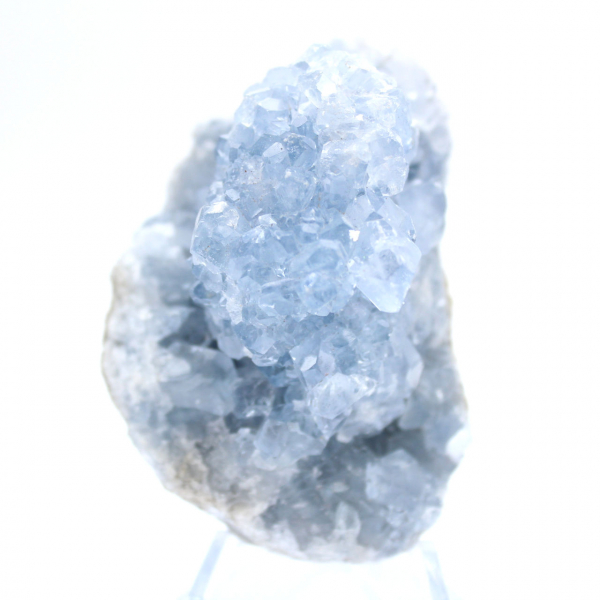 Autentica geode di celestina blu del Madagascar