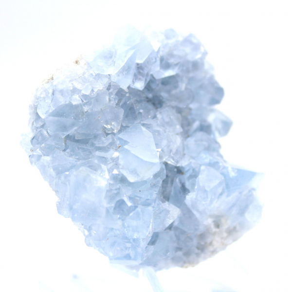 Geode di celestina blu, minerale naturale del Madagascar