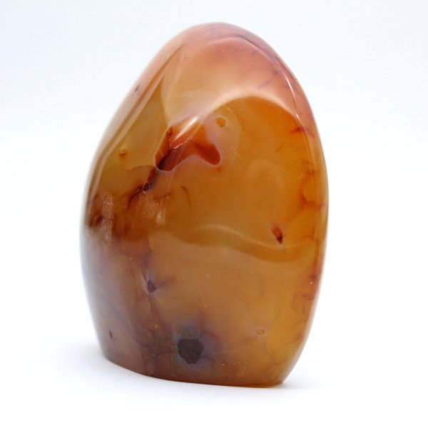 Ornamento in miniatura in corniola lucidata - Pietra naturale autentica del Madagascar (250 g)