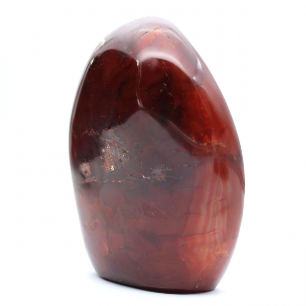 Ornamento di qualità in corniola lucidata - Minerale naturale da collezione (Madagascar)