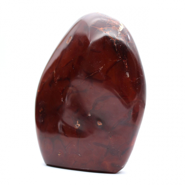 Ornamento di qualità in corniola lucidata - Minerale naturale da collezione (Madagascar)