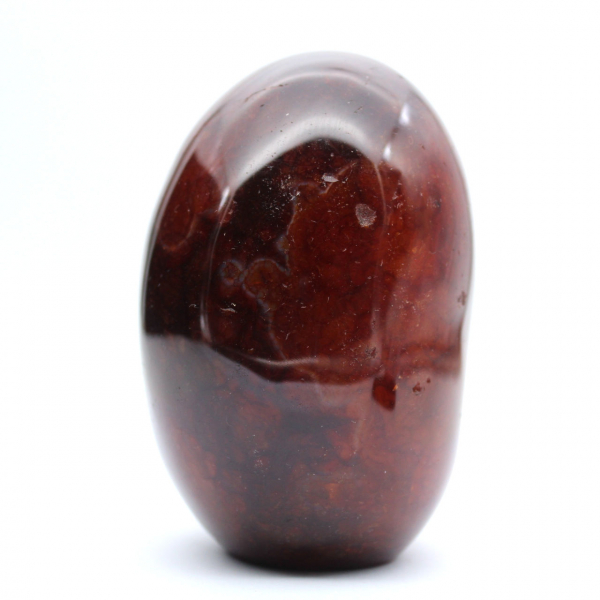 Corniola lucidata del Madagascar - Esemplare di pietra naturale rosso-arancio (ornamento)