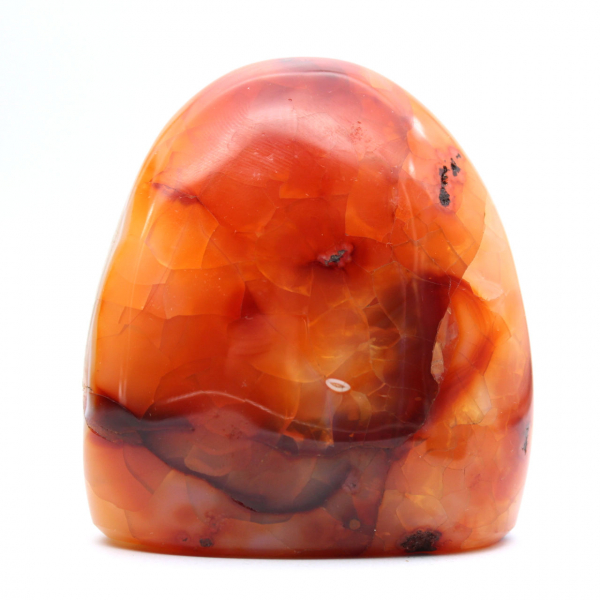Piccolo ornamento in corniola lucidata Madagascar - Pietra naturale da collezione (490 g)