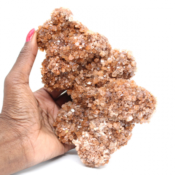 Esemplare di aragonite cristallizzata dal Marocco