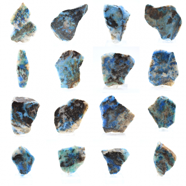 Fetta di Azurite Malachite per collezione di minerali
