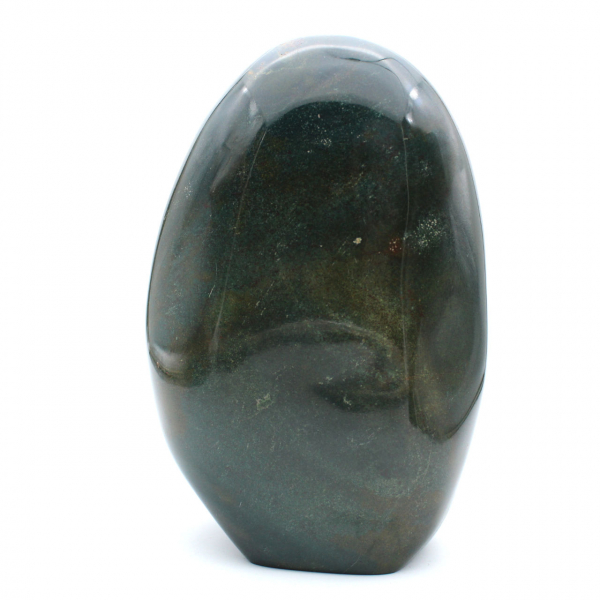 Grande pietra di diaspro verde lucidata, esemplare minerale, Madagascar