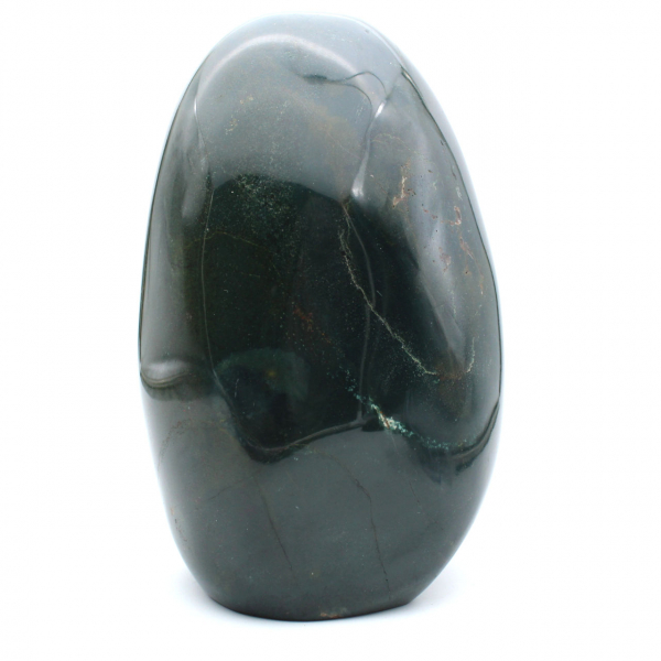 Grande pietra di diaspro verde lucidata, esemplare minerale, Madagascar