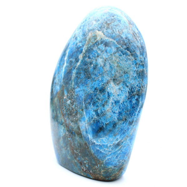 Grande apatite lucidata, esemplare decorativo, pietra naturale del Madagascar
