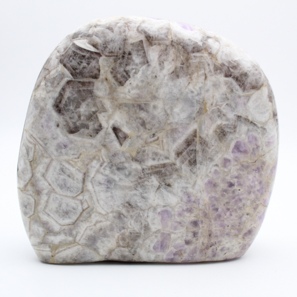Ametista lucidata, pietra naturale decorativa, grande esemplare, Madagascar