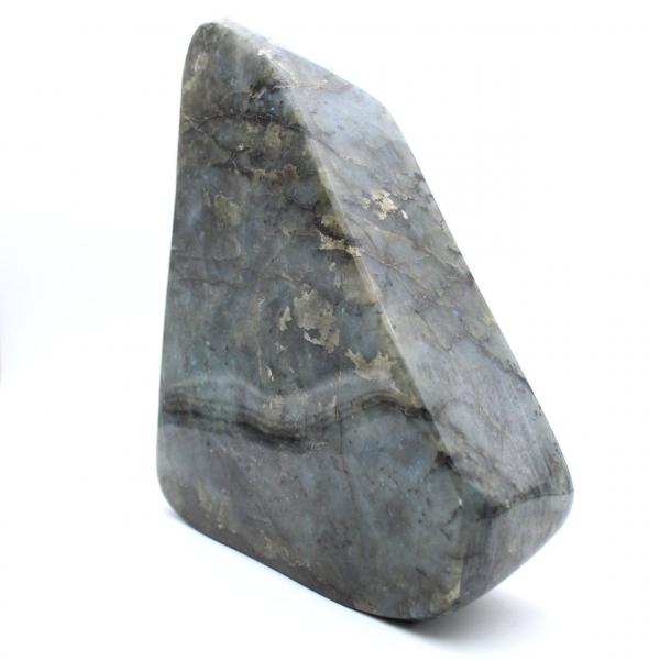 Esemplare gigante di labradorite lucidata, pietra decorativa unica, Madagascar