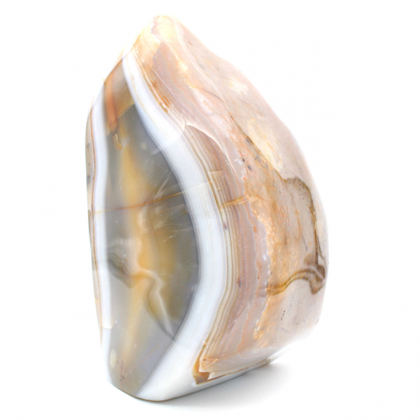 Pietra corniola lucidata del Madagascar, decorazione minerale XXL