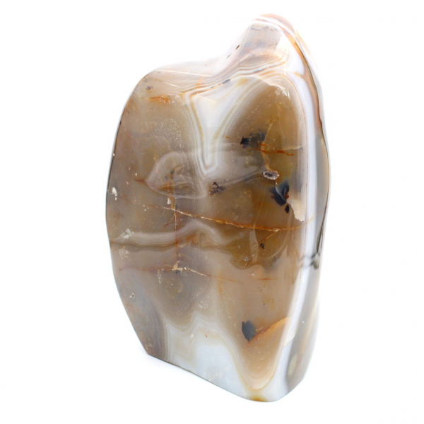 Pietra corniola lucidata del Madagascar, decorazione minerale XXL