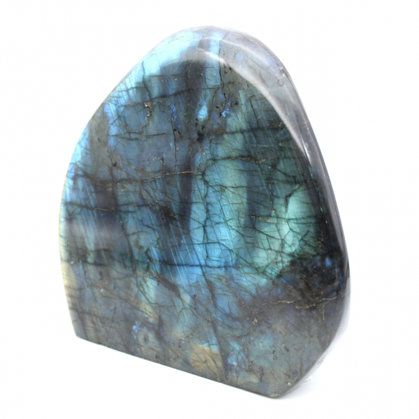 Labradorite lucidata, grande ornamento minerale, oggetto da collezione, Madagascar