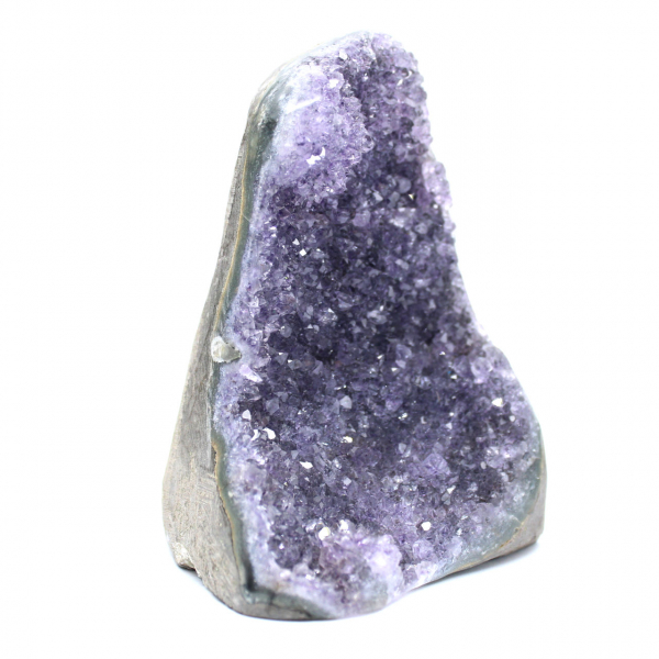 Esemplare di ametista Brasile: geode di cristallo naturale