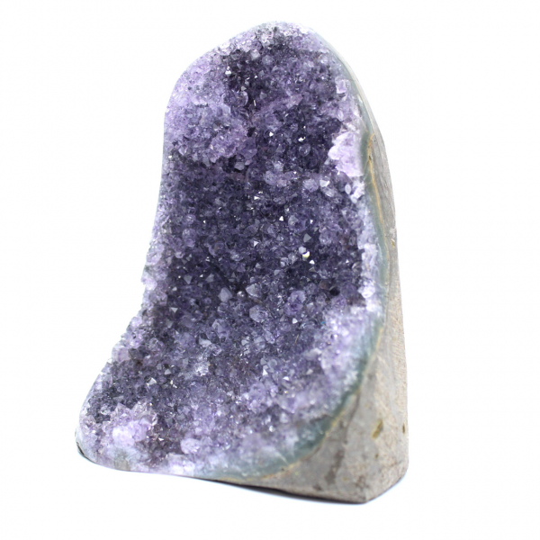 Esemplare di ametista Brasile: geode di cristallo naturale