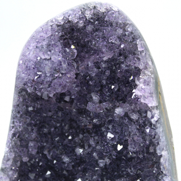 Esemplare di ametista Brasile: geode di cristallo naturale