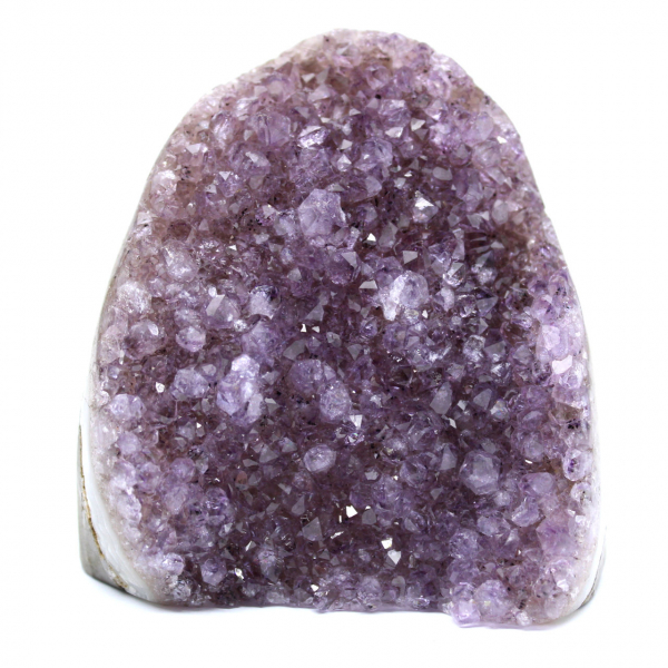 Ametista naturale dal Brasile: elegante piccola geode