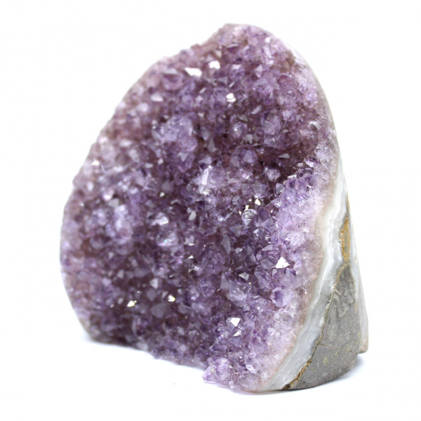 Ametista naturale dal Brasile: elegante piccola geode