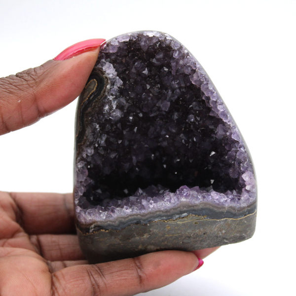Mini geode di ametista brasiliana: collezione e decorazione