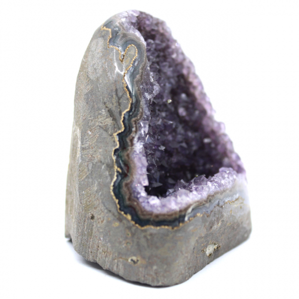 Mini geode di ametista brasiliana: collezione e decorazione