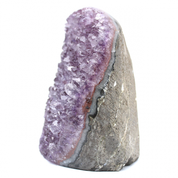 Ametista Brasile: cristallo geode da collezione