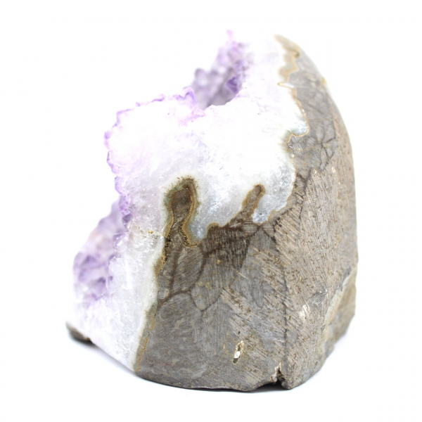 Piccola geode di ametista autentica dal Brasile