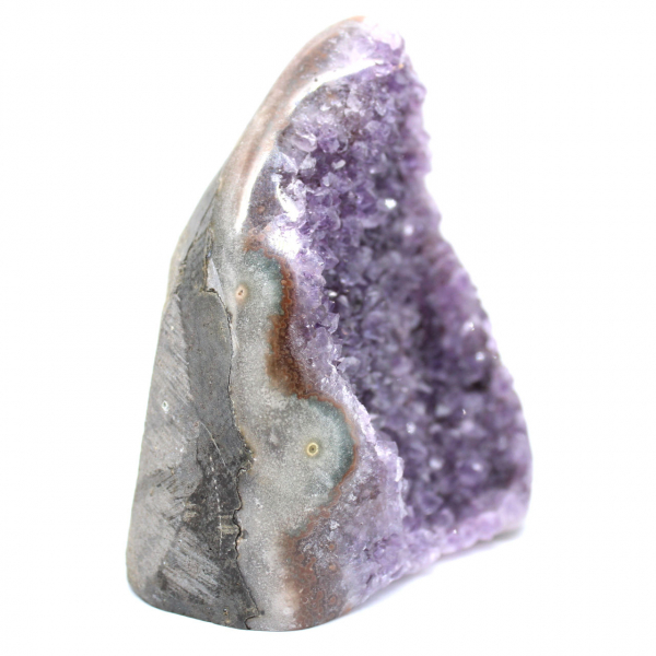 Ametista Brasile: esemplare di geode da collezione