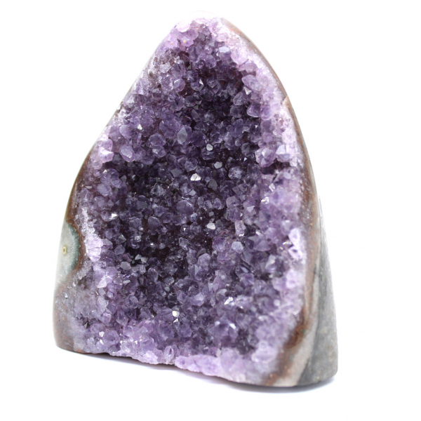 Ametista Brasile: esemplare di geode da collezione