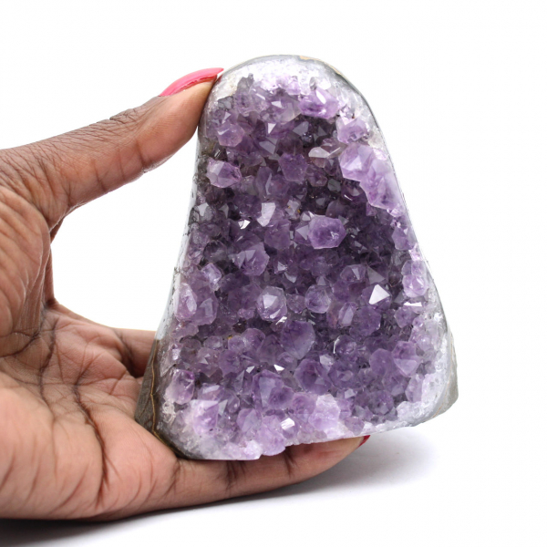 Drusa di ametista da collezione – Esemplare dalla forma unica