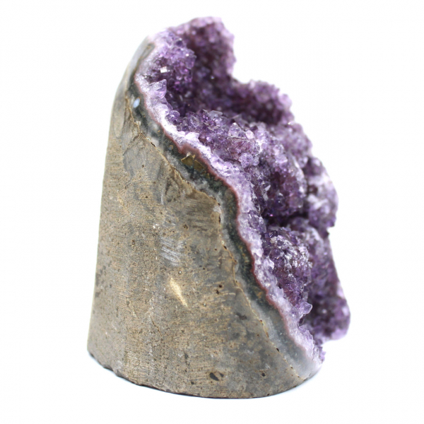 Geode scultorea di ametista – Decorazione minerale Brasile