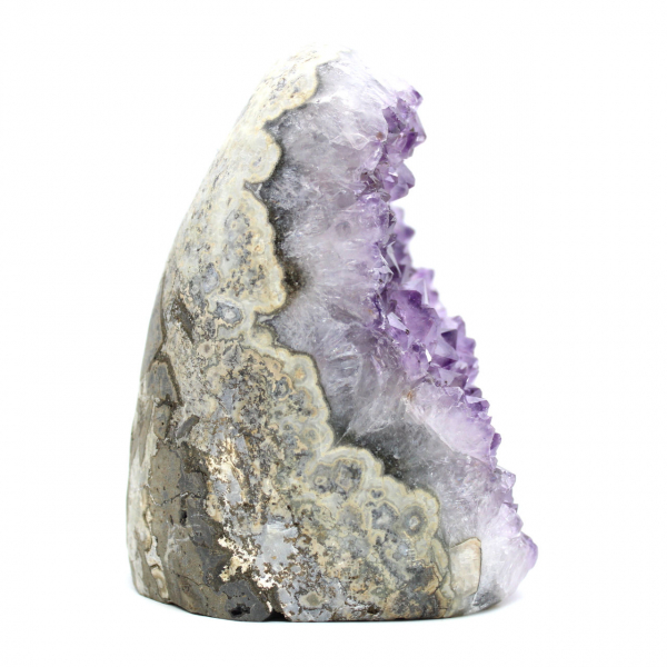 Geode di ametista Brasile, decorazione zen