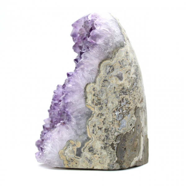 Geode di ametista Brasile, decorazione zen