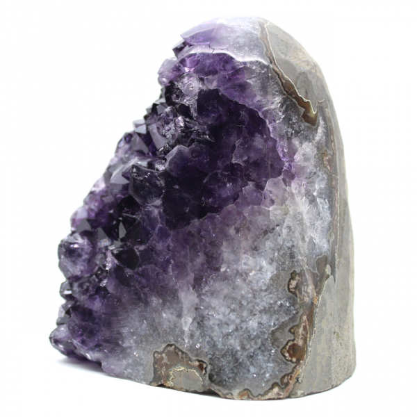 Geode di ametista viola
