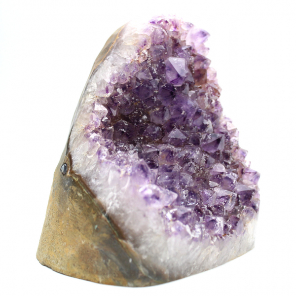 Geode di ametista, cristallo viola