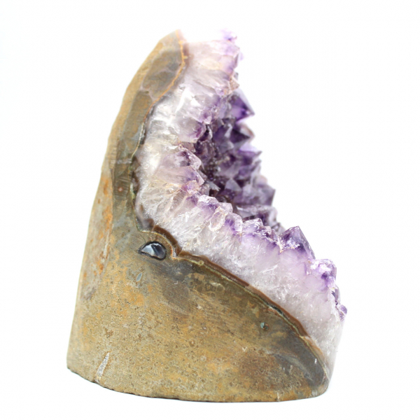 Geode di ametista, cristallo viola